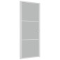 vidaXL Puerta interior de vidrio y aluminio blanco mate 83x201,5 cm vidaXL Puerta interior de vidrio y aluminio blanco mate 83x201,5 cm