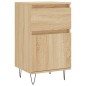 vidaXL Aparadores 2 uds madera de ingeniería roble Sonoma 40x35x70 cm vidaXL Aparadores 2 uds madera de ingeniería roble Sonoma 40x35x70 cm