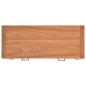 vidaXL Escritorio con 2 cajones madera de teca 100x40x75 cm
