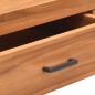 vidaXL Escritorio con 2 cajones madera de teca 100x40x75 cm