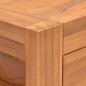 vidaXL Escritorio con 2 cajones madera de teca 100x40x75 cm