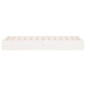 vidaXL Estructura de cama individual madera maciza blanca 75x190 cm vidaXL Estructura de cama individual madera maciza blanca 75x190 cm