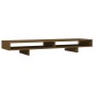 vidaXL Soporte de monitor madera maciza pino marrón miel 100x27x14 cm vidaXL Soporte de monitor madera maciza pino marrón miel 100x27x14 cm