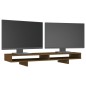 vidaXL Soporte de monitor madera maciza pino marrón miel 100x27x14 cm vidaXL Soporte de monitor madera maciza pino marrón miel 100x27x14 cm