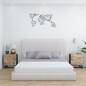vidaXL Mesitas de noche 2 uds de madera maciza reciclada 40x33x46 cm vidaXL Mesitas de noche 2 uds de madera maciza reciclada 40x33x46 cm
