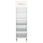vidaXL Mueble zapatero madera contrachapada blanco brillo 30x35x105 cm vidaXL Mueble zapatero madera contrachapada blanco brillo 30x35x105 cm