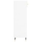 vidaXL Mueble zapatero madera contrachapada blanco brillo 30x35x105 cm vidaXL Mueble zapatero madera contrachapada blanco brillo 30x35x105 cm