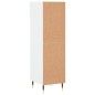 vidaXL Mueble zapatero madera contrachapada blanco brillo 30x35x105 cm vidaXL Mueble zapatero madera contrachapada blanco brillo 30x35x105 cm