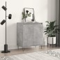 vidaXL Aparador de madera contrachapada gris hormigón 60x35x70 cm vidaXL Aparador de madera contrachapada gris hormigón 60x35x70 cm