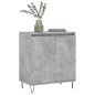 vidaXL Aparador de madera contrachapada gris hormigón 60x35x70 cm vidaXL Aparador de madera contrachapada gris hormigón 60x35x70 cm