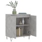 vidaXL Aparador de madera contrachapada gris hormigón 60x35x70 cm vidaXL Aparador de madera contrachapada gris hormigón 60x35x70 cm