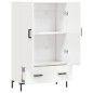 vidaXL Aparador alto madera de ingeniería blanco brillo 69,5x31x115 cm vidaXL Aparador alto madera de ingeniería blanco brillo 69,5x31x115 cm