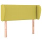 vidaXL Cabecero de tela verde 93x23x78/88 cm