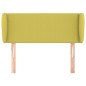 vidaXL Cabecero de tela verde 93x23x78/88 cm