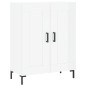 vidaXL Aparador de madera contrachapada blanco brillante 69,5x34x90 cm vidaXL Aparador de madera contrachapada blanco brillante 69,5x34x90 cm