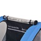 vidaXL Remolque para bicicletas gris y azul 30 kg vidaXL Remolque para bicicletas gris y azul 30 kg