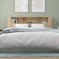 vidaXL Mueble cabecero color roble Sonoma 200x18,5x104,5 cm vidaXL Mueble cabecero color roble Sonoma 200x18,5x104,5 cm