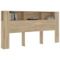 vidaXL Mueble cabecero color roble Sonoma 200x18,5x104,5 cm vidaXL Mueble cabecero color roble Sonoma 200x18,5x104,5 cm