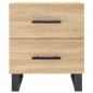 vidaXL Mesita noche 2 uds madera ingeniería roble Sonoma 40x35x47,5 cm vidaXL Mesita noche 2 uds madera ingeniería roble Sonoma 40x35x47,5 cm