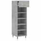 vidaXL Zapatero madera de ingeniería gris hormigón 30x35x105 cm vidaXL Zapatero madera de ingeniería gris hormigón 30x35x105 cm