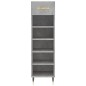 vidaXL Zapatero madera de ingeniería gris hormigón 30x35x105 cm vidaXL Zapatero madera de ingeniería gris hormigón 30x35x105 cm