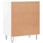 vidaXL Aparador madera de ingeniería blanco brillante 57x35x70 cm vidaXL Aparador madera de ingeniería blanco brillante 57x35x70 cm
