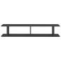 vidaXL Estantes de pared 2 uds madera contrachapada gris 105x18x20 cm vidaXL Estantes de pared 2 uds madera contrachapada gris 105x18x20 cm