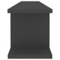 vidaXL Estantes de pared 2 uds madera contrachapada gris 105x18x20 cm vidaXL Estantes de pared 2 uds madera contrachapada gris 105x18x20 cm