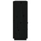 vidaXL Aparador alto madera maciza de pino negro 100x40x108,5 cm vidaXL Aparador alto madera maciza de pino negro 100x40x108,5 cm