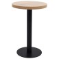 vidaXL Mesa de bistró MDF marrón claro 50 cm vidaXL Mesa de bistró MDF marrón claro 50 cm