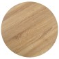vidaXL Mesa de bistró MDF marrón claro 50 cm vidaXL Mesa de bistró MDF marrón claro 50 cm