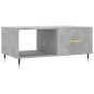 vidaXL Mesa de centro madera contrachapada gris hormigón 90x50x40 cm vidaXL Mesa de centro madera contrachapada gris hormigón 90x50x40 cm