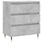 vidaXL Aparador de madera contrachapada gris hormigón 60x35x70 cm vidaXL Aparador de madera contrachapada gris hormigón 60x35x70 cm