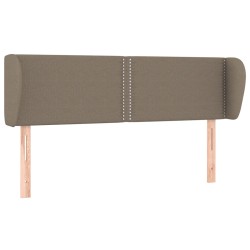 vidaXL Cabecero de tela gris taupe 147x23x78/88 cm