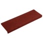 vidaXL Alfombrillas de escalera 5 unidades rojo burdeos 65x21x4 cm vidaXL Alfombrillas de escalera 5 unidades rojo burdeos 65x21x4 cm
