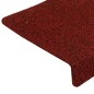 vidaXL Alfombrillas de escalera 5 unidades rojo burdeos 65x21x4 cm vidaXL Alfombrillas de escalera 5 unidades rojo burdeos 65x21x4 cm