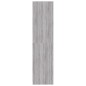 vidaXL Armario de madera contrachapada gris Sonoma 100x50x200 cm