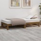 vidaXL Sofá cama extraíble madera maciza pino marrón miel 2x(75x190)cm vidaXL Sofá cama extraíble madera maciza pino marrón miel 2x(75x190)cm