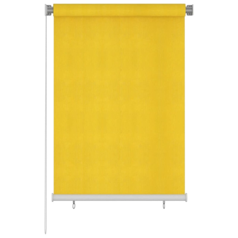 vidaXL Persiana enrollable de exterior 100x140 cm amarillo