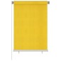vidaXL Persiana enrollable de exterior 100x140 cm amarillo