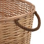 vidaXL Cesta para leña con asas de transporte sauce natural 58x42x29cm vidaXL Cesta para leña con asas de transporte sauce natural 58x42x29cm