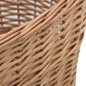 vidaXL Cesta para leña con asas de transporte sauce natural 58x42x29cm vidaXL Cesta para leña con asas de transporte sauce natural 58x42x29cm