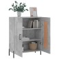 vidaXL Aparador de madera de ingeniería gris hormigón 69,5x34x90 cm vidaXL Aparador de madera de ingeniería gris hormigón 69,5x34x90 cm