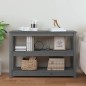 vidaXL Mesa consola de madera maciza de pino gris 110x40x74 cm vidaXL Mesa consola de madera maciza de pino gris 110x40x74 cm