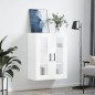 vidaXL Armario de pared blanco brillante 69,5x34x90 cm vidaXL Armario de pared blanco brillante 69,5x34x90 cm