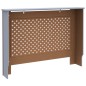 vidaXL Cubierta para radiador MDF gris antracita 112x19x81,5 cm vidaXL Cubierta para radiador MDF gris antracita 112x19x81,5 cm