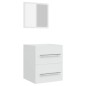 vidaXL Armario de baño con espejo blanco 41x38,5x48 cm vidaXL Armario de baño con espejo blanco 41x38,5x48 cm