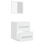 vidaXL Armario de baño con espejo blanco 41x38,5x48 cm vidaXL Armario de baño con espejo blanco 41x38,5x48 cm