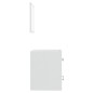 vidaXL Armario de baño con espejo blanco 41x38,5x48 cm vidaXL Armario de baño con espejo blanco 41x38,5x48 cm