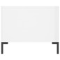 vidaXL Mesa de centro madera contrachapada blanco brillo 90x50x40 cm vidaXL Mesa de centro madera contrachapada blanco brillo 90x50x40 cm